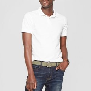 Slim Fit Short Sleeve Collared Polo Shirt